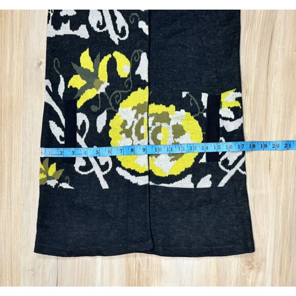 Pringle 1815 Scotland Long Cardigan Sweater Dress Snap Front Vintage sz S / US 4 - Picture 13 of 16